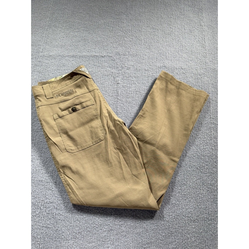 Columbia PFG‎ Mens Pants 34x32 Outdoor Camo Activewear 12 20 GA Buttons Fish